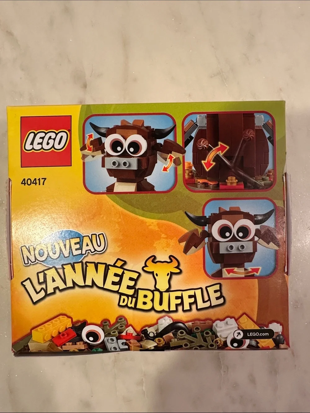 LEGO 40417 Brown Tan and Black New Year of the Ox Buildable Figure 168pcs New